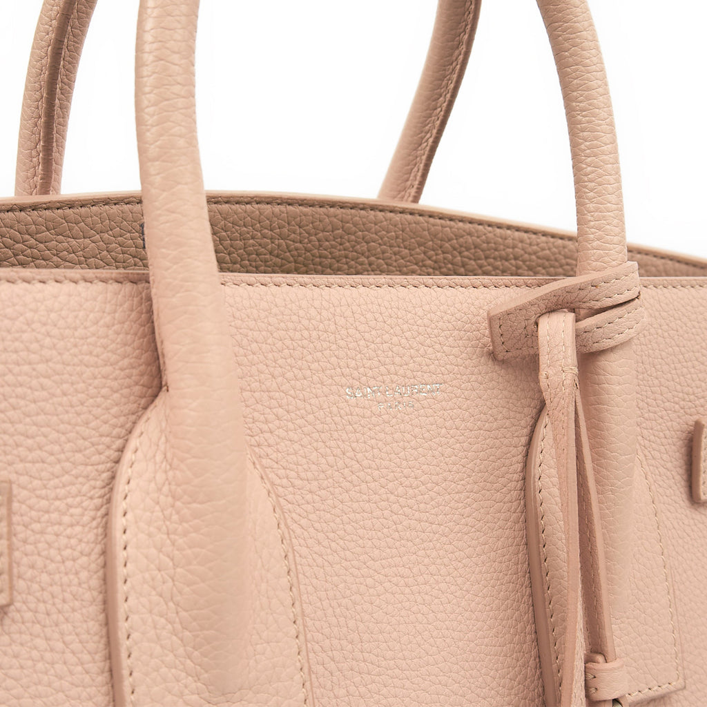Saint Laurent Tote Sac de Jour in Pink, Calfskin Leather — Alternate View 18
