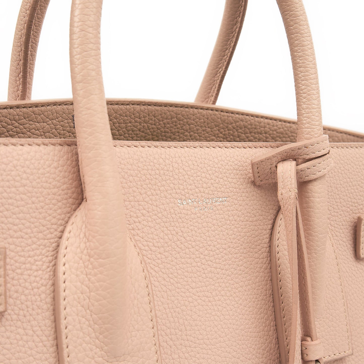 Saint Laurent Tote Sac de Jour in Pink, Calfskin Leather — Alternate View 18