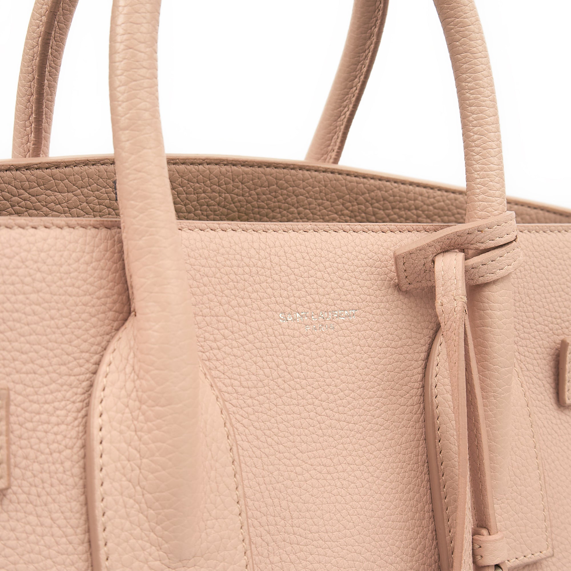 Saint Laurent Tote Sac de Jour in Pink, Calfskin Leather — Alternate View 18