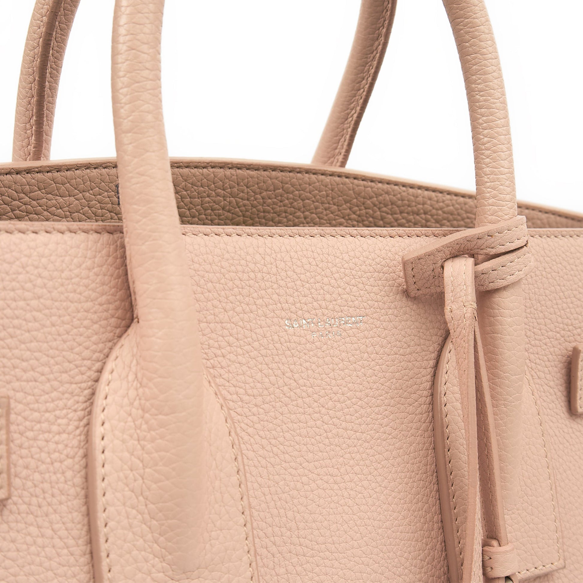Saint Laurent Tote Sac de Jour in Pink, Calfskin Leather — Alternate View 12