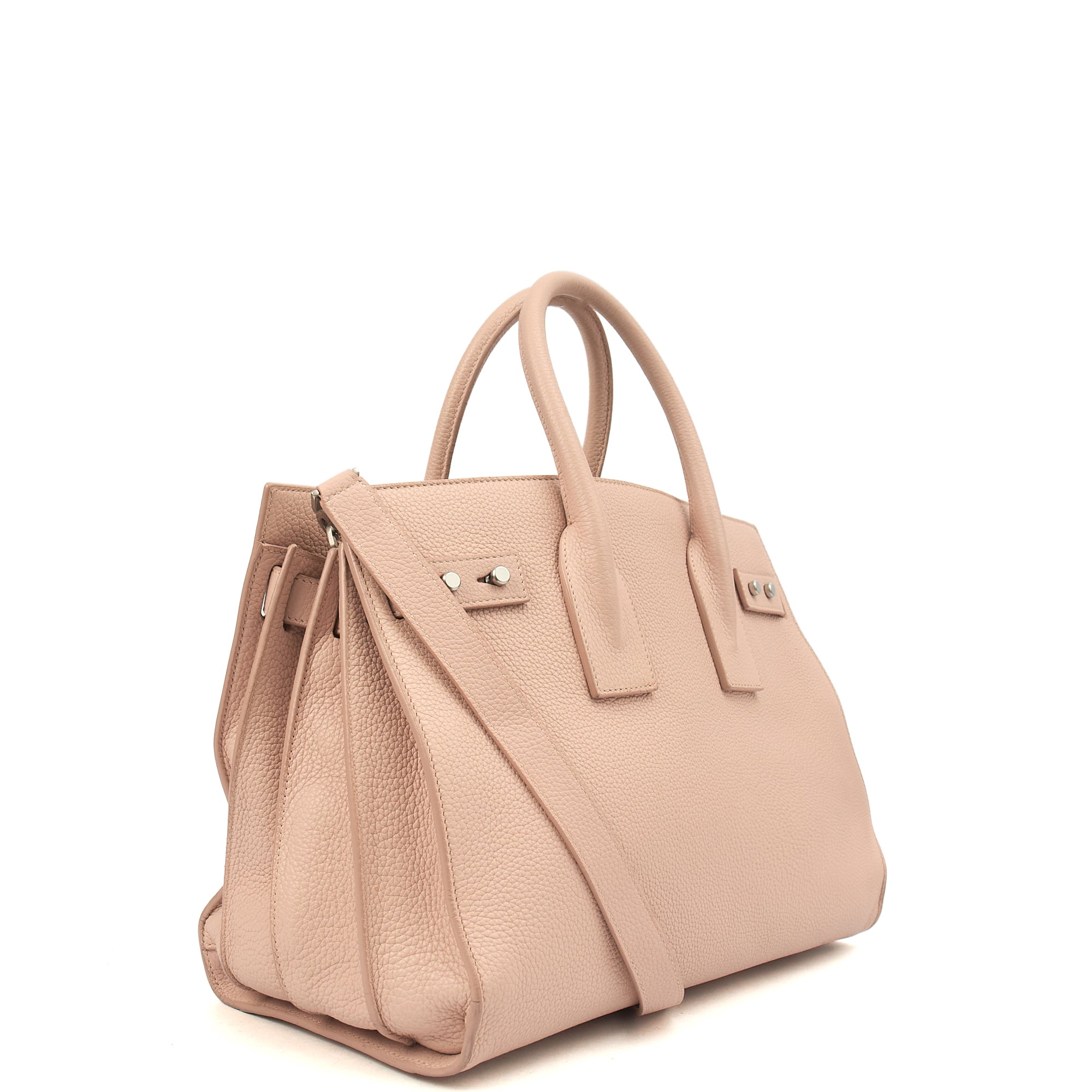 Saint Laurent Tote Sac de Jour in Pink, Calfskin Leather — Alternate View 14