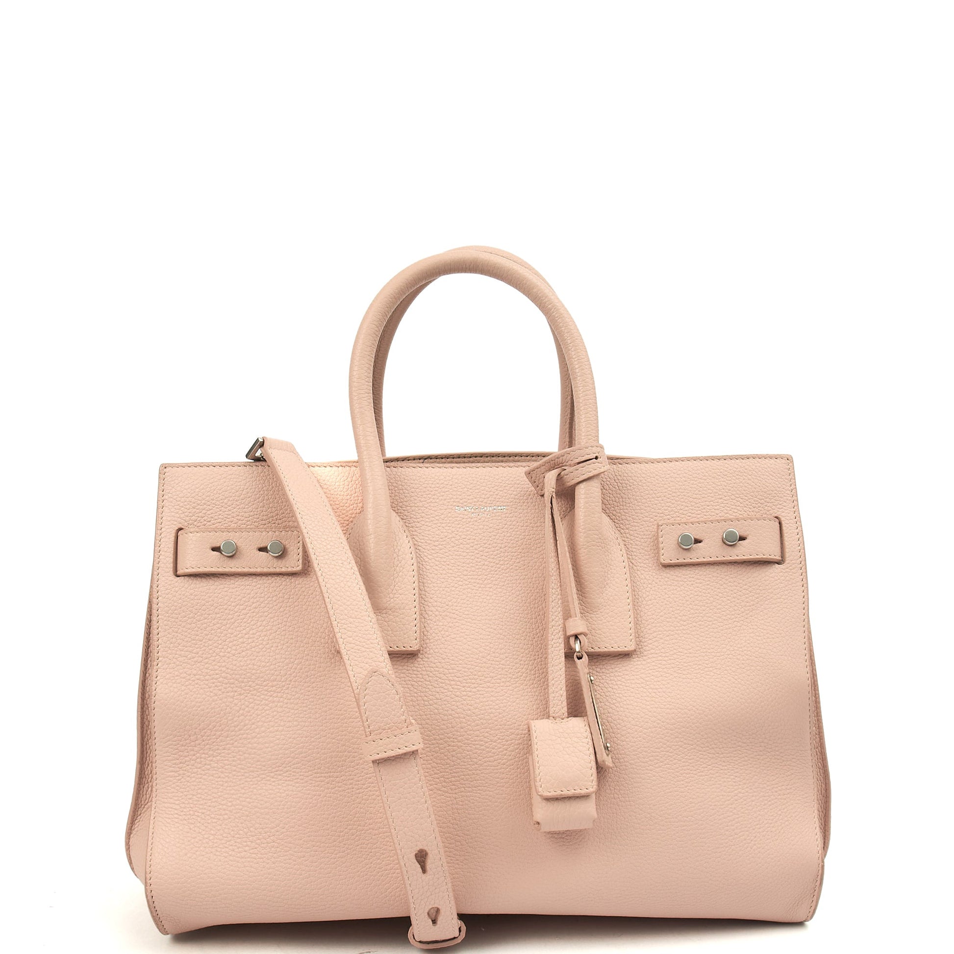 Saint Laurent Tote Sac de Jour in Pink, Calfskin Leather — Alternate View 13