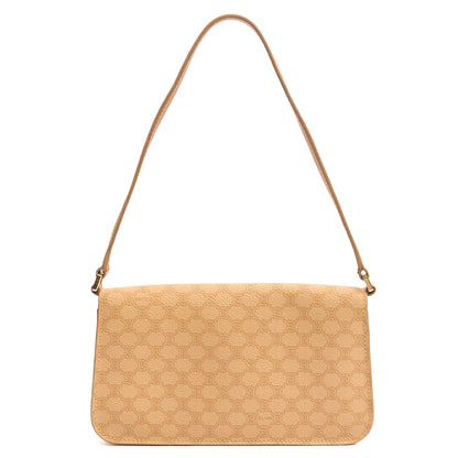 Celine Shoulder Bag Vintage Shoulder Bag in Neutral, Leather — Top View