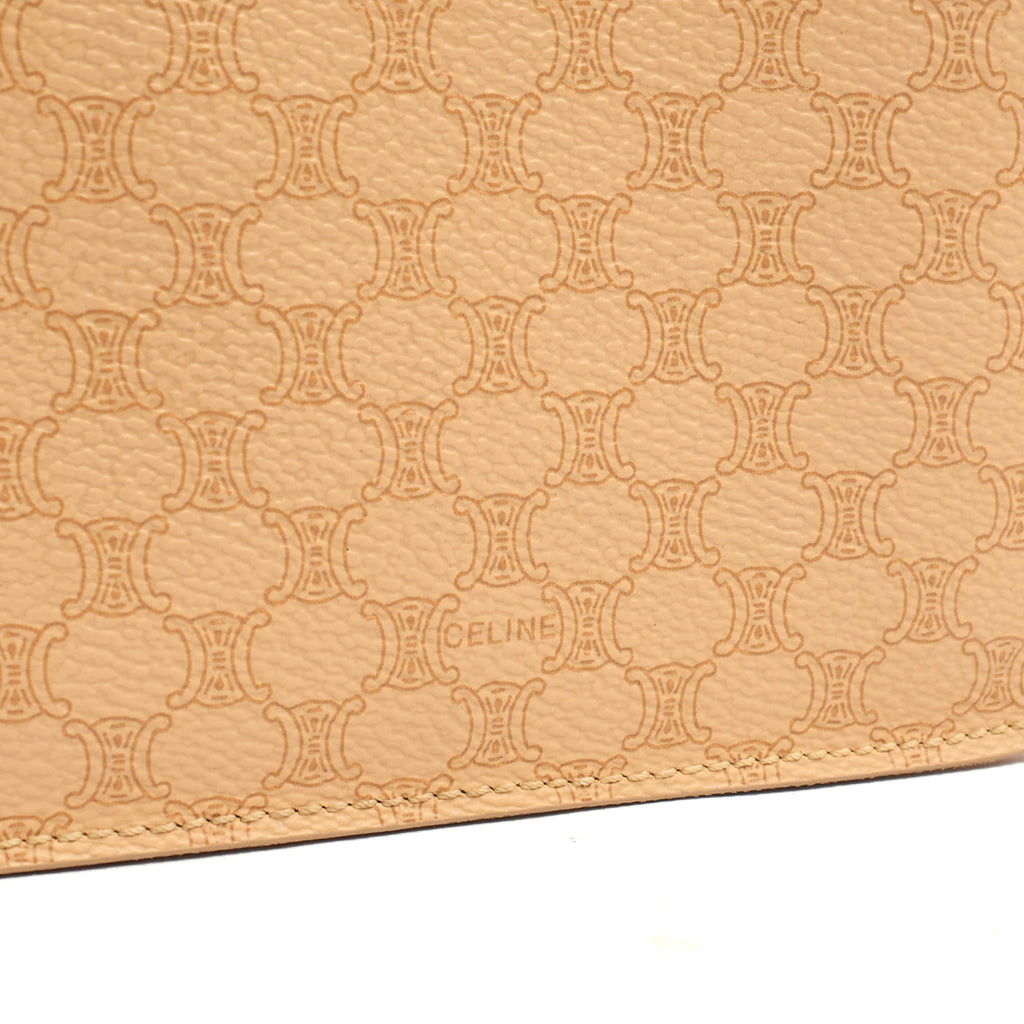 Celine Shoulder Bag Vintage Shoulder Bag in Neutral, Leather — Lifestyle View