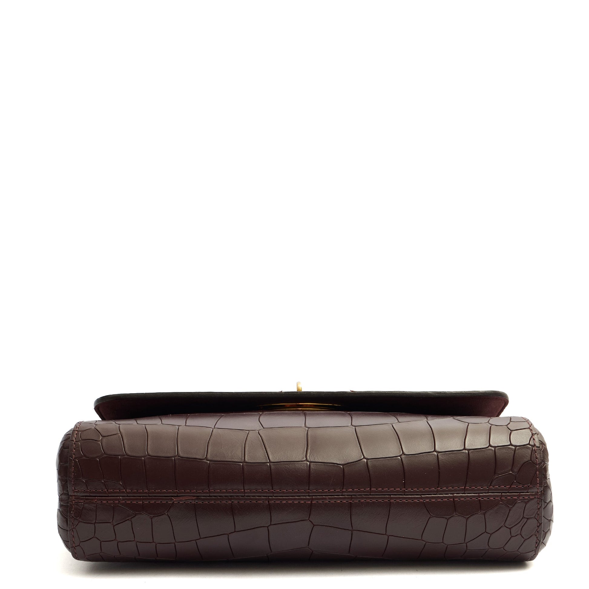 Mulberry Cross Body Lily - Large in Oxblood, Exotic Effect Leather — Alternate View 16