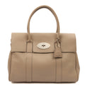Mulberry Tote Bayswater Heritage in Putty, Calfskin Leather — Front View