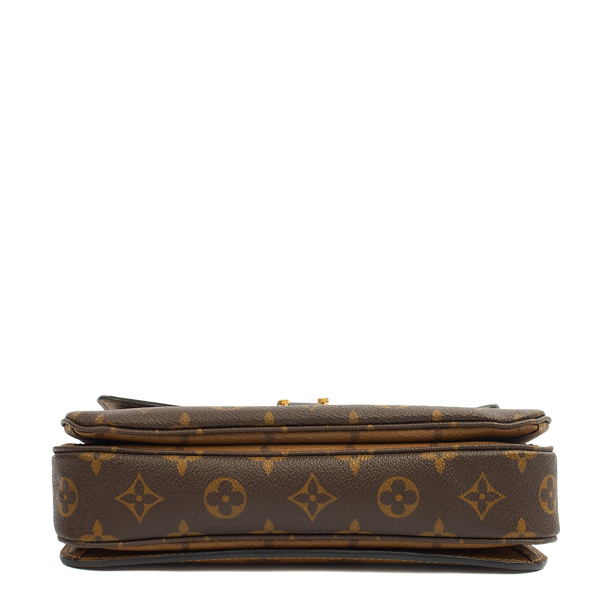 Louis Vuitton Cross Body Pochette Metis in Reverse Monogram, Canvas — Top View