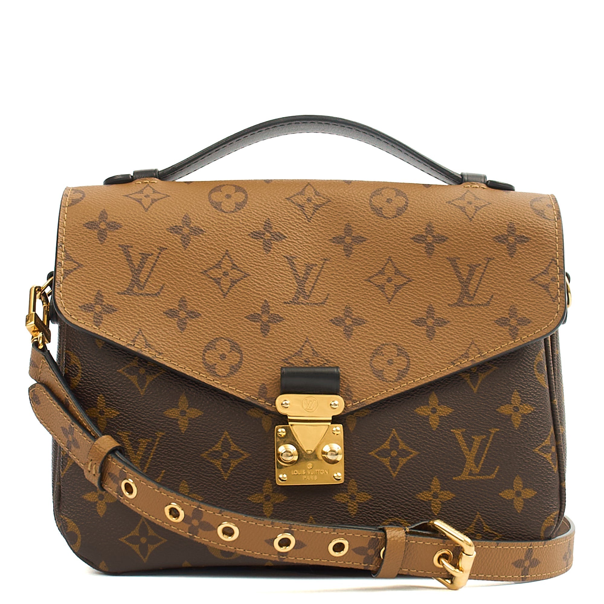 Louis Vuitton Cross Body Pochette Metis in Reverse Monogram, Canvas — Alternate View 8