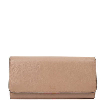 Mulberry Purse Wallet in Crumpet, Leather — Front View