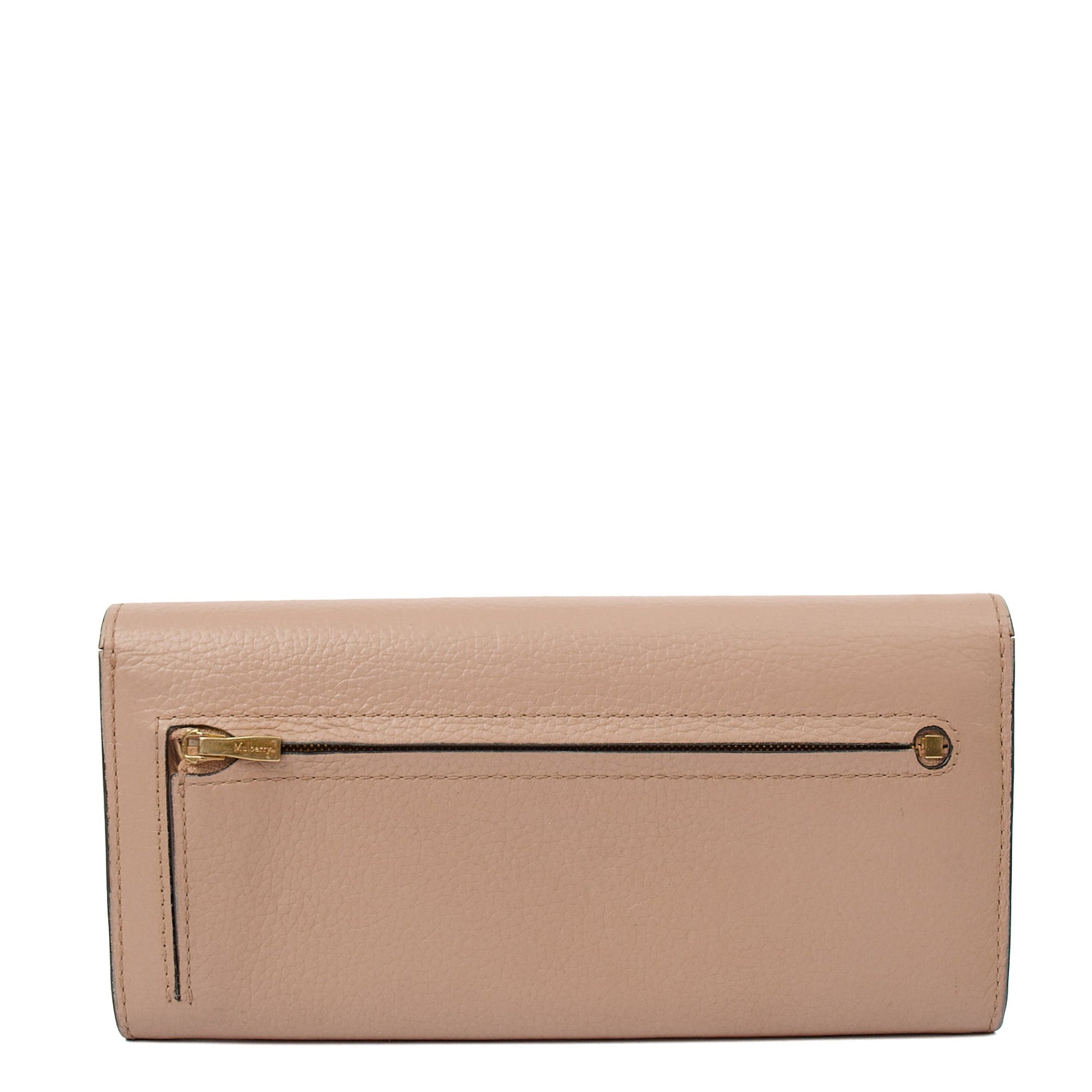 Mulberry Purse Wallet in Crumpet, Leather — Top View