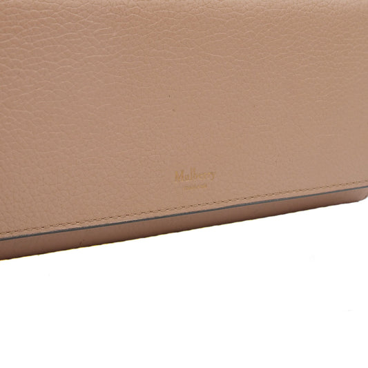 Mulberry Purse Wallet in Crumpet, Leather — Side View