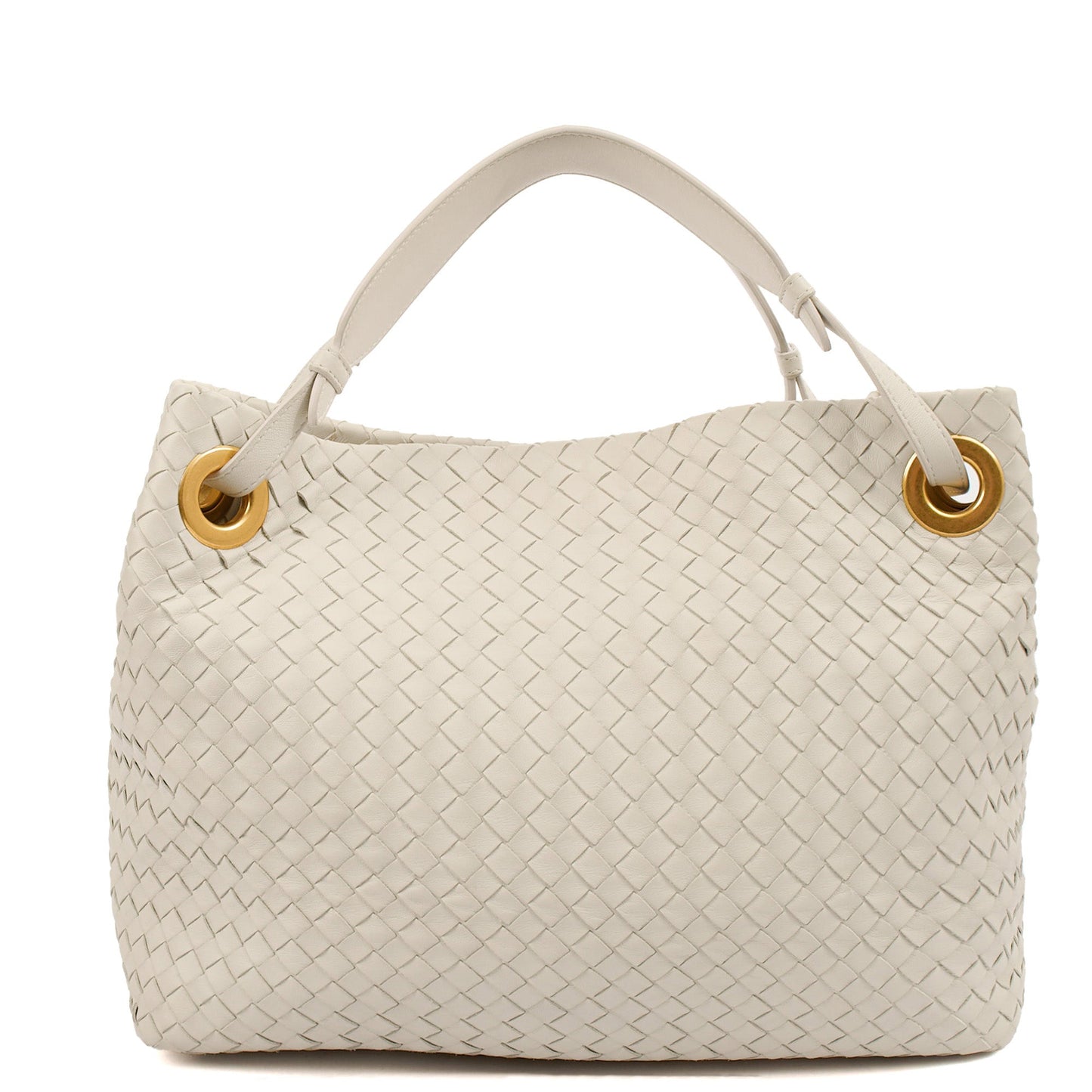Bottega Veneta Tote Intrecciato Hobo in invalid, Intrecciato Nappa — Detail View