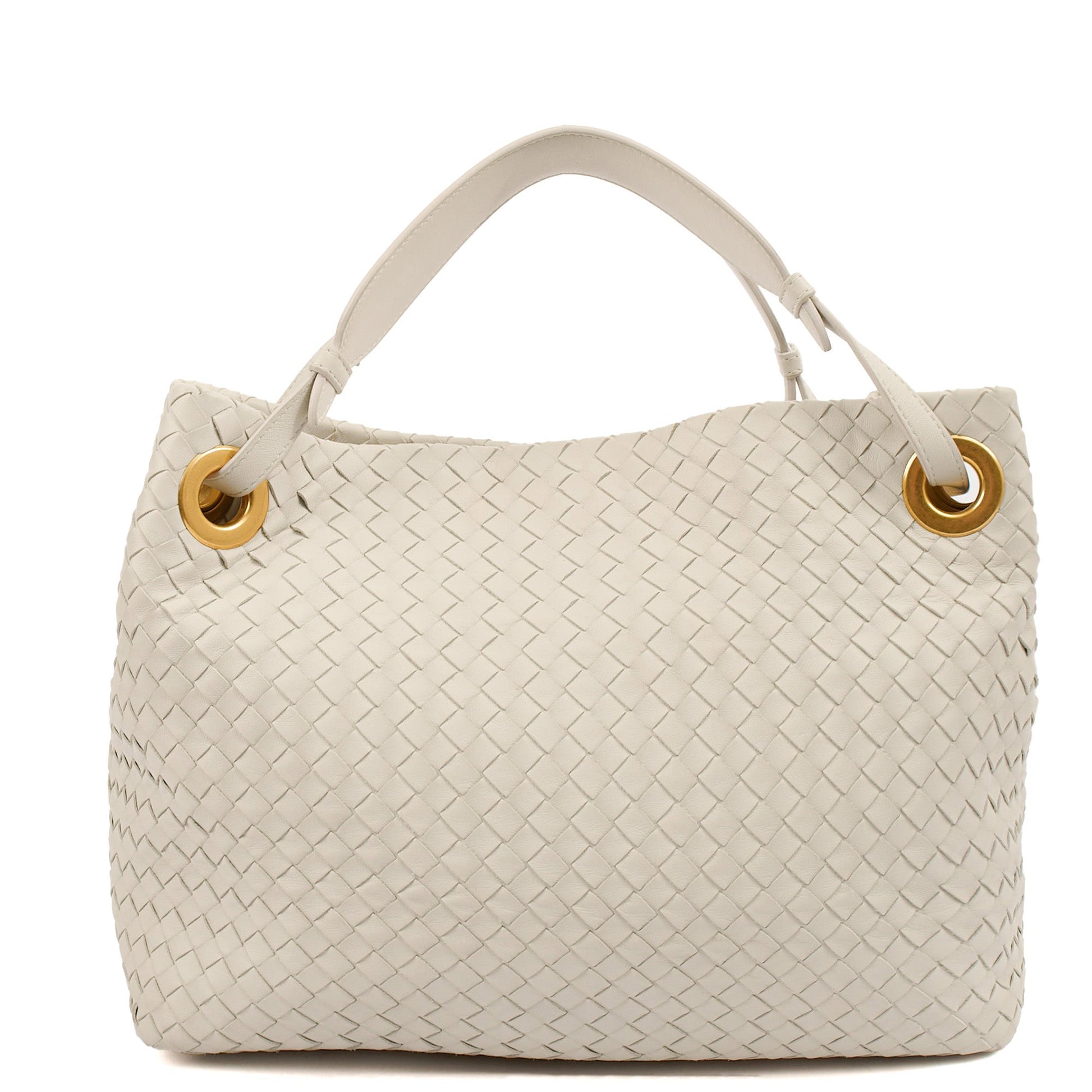Bottega Veneta Tote Intrecciato Hobo in invalid, Intrecciato Nappa — Detail View