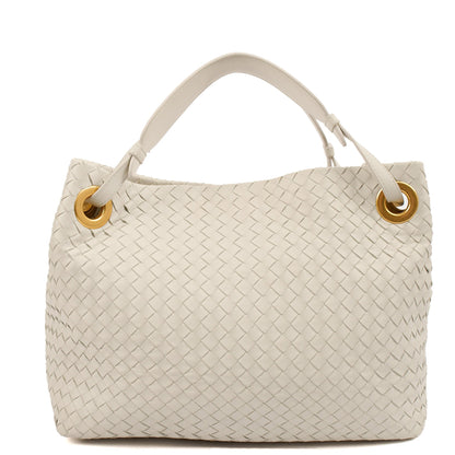 Bottega Veneta Tote Intrecciato Hobo in invalid, Intrecciato Nappa — Detail View