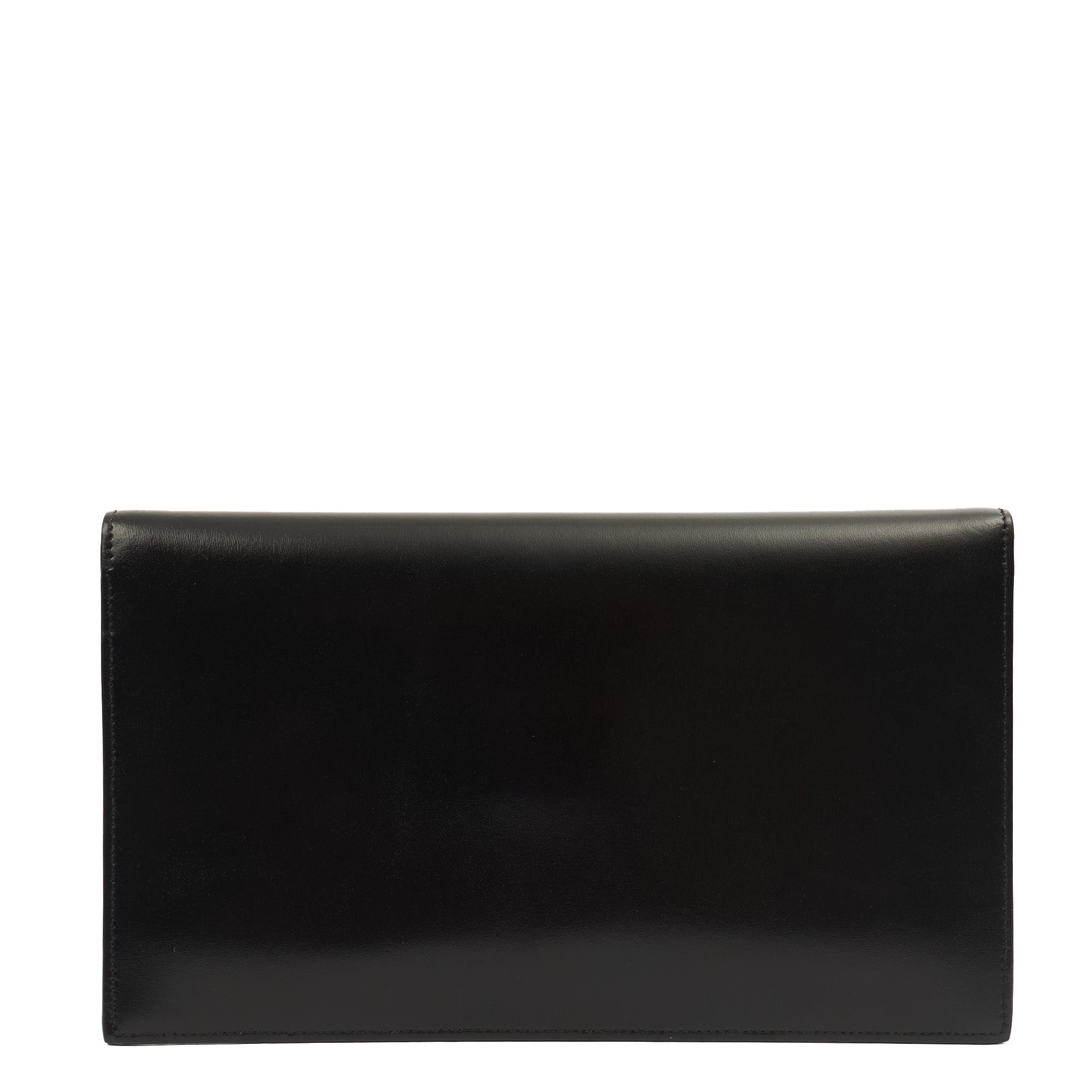 Saint Laurent Clutch Uptown Pouch in Black, Calfskin Leather — Alternate View 11