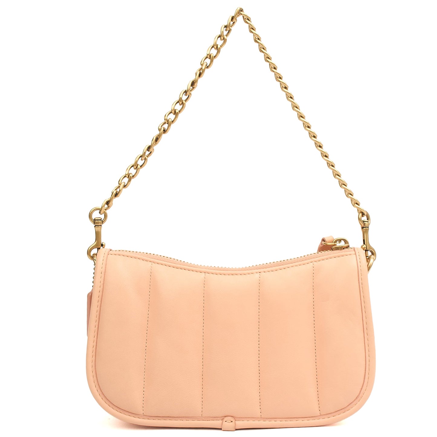 Coach Mini Bag Swinger Bag in Pink, Leather — Back View