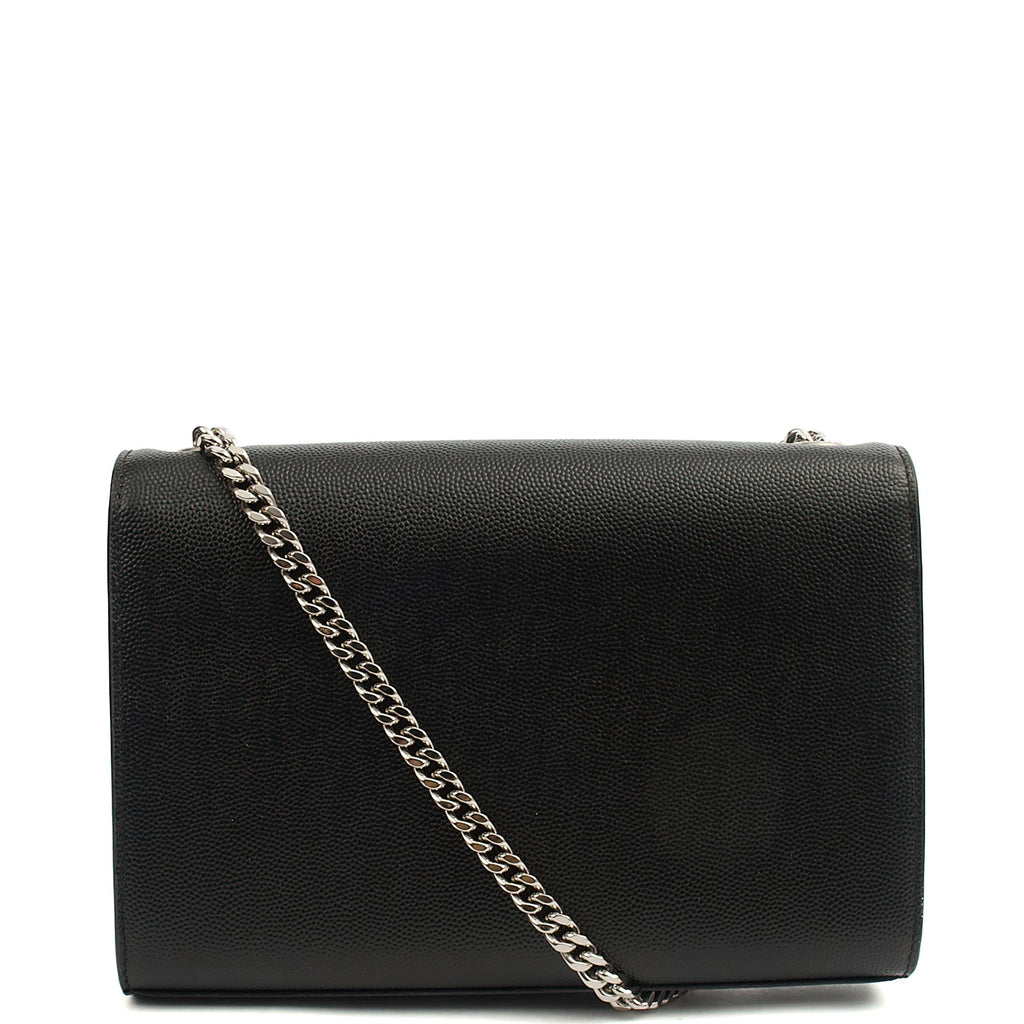 Saint Laurent Cross Body Kate Small in Black, Calfskin Leather — Top View