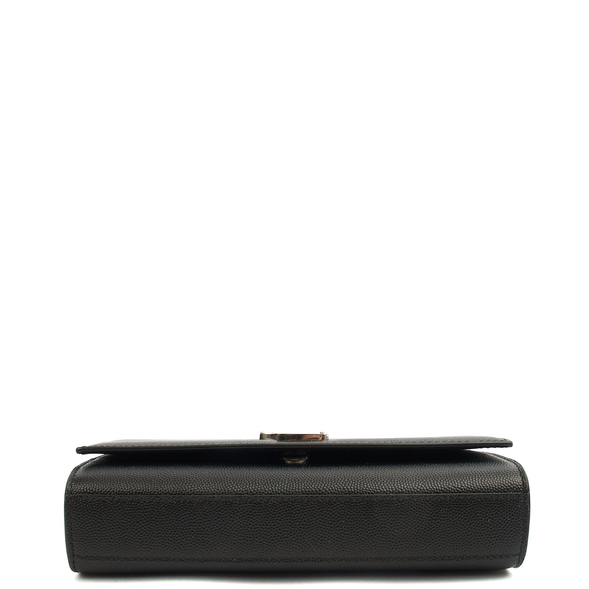 Saint Laurent Cross Body Kate Small in Black, Calfskin Leather — Detail View