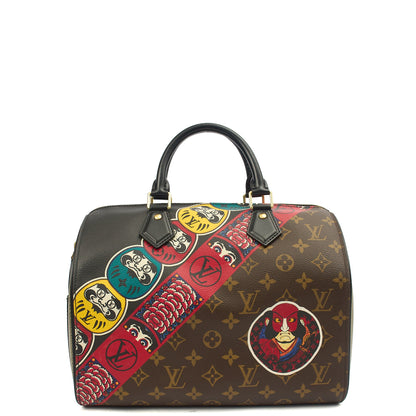 Louis Vuitton Top Handle Speedy 30 in Monogram, Canvas — Front View