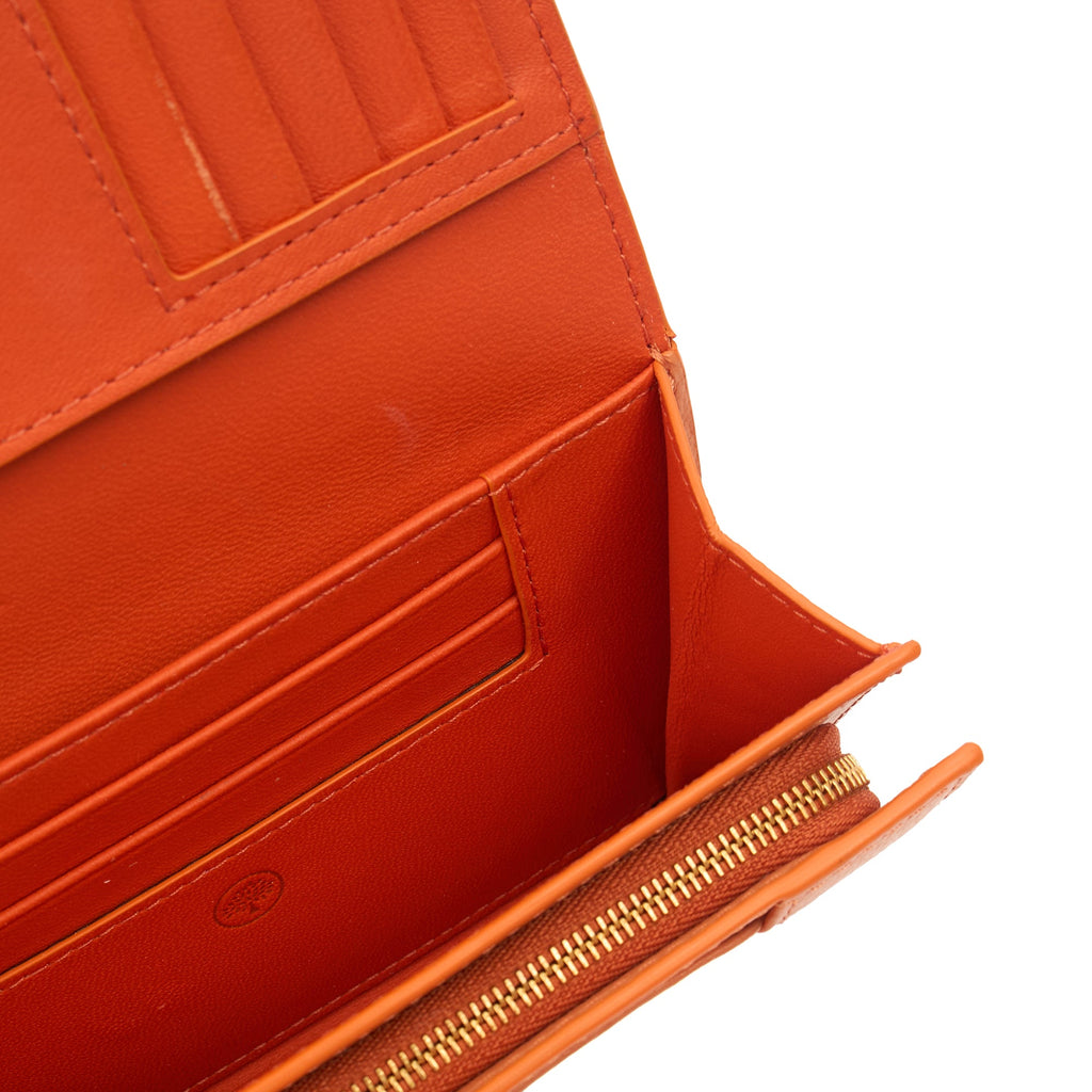 Mulberry Purse Continental Wallet  in Apricot, Leather — Alternate View 17