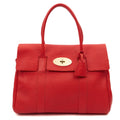 Mulberry Tote Bayswater Heritage in Red, Calfskin Leather — Front View