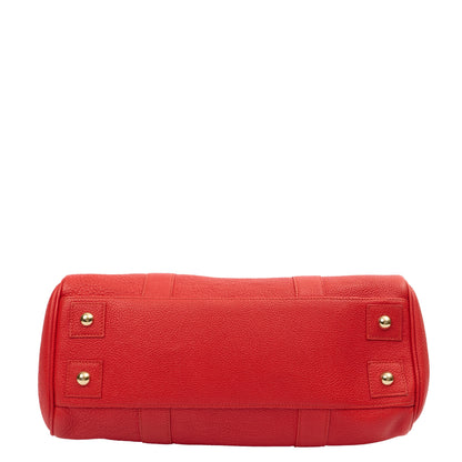 Mulberry Tote Bayswater Heritage in Red, Calfskin Leather — Detail View