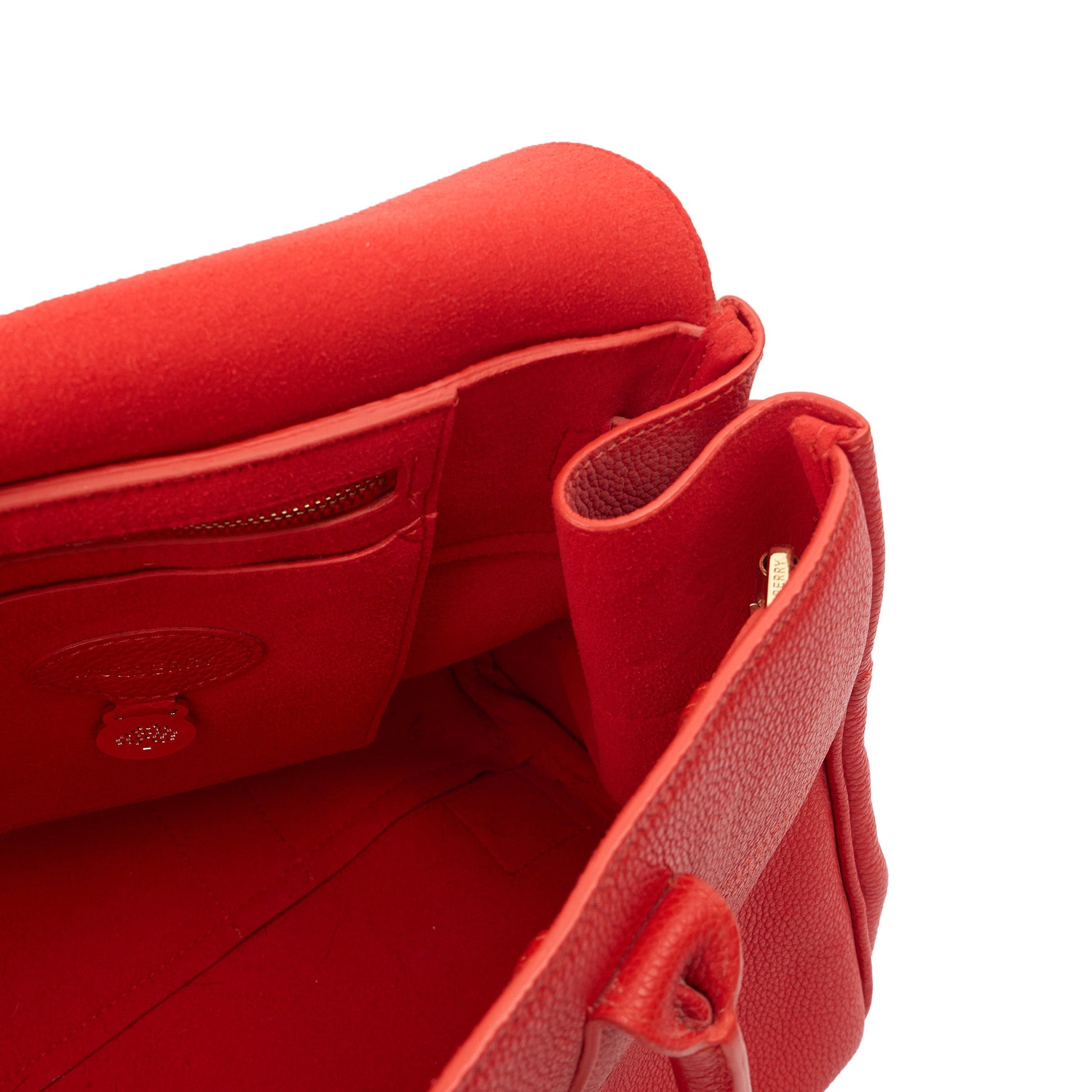Mulberry Tote Bayswater Heritage in Red, Calfskin Leather — Alternate View 7