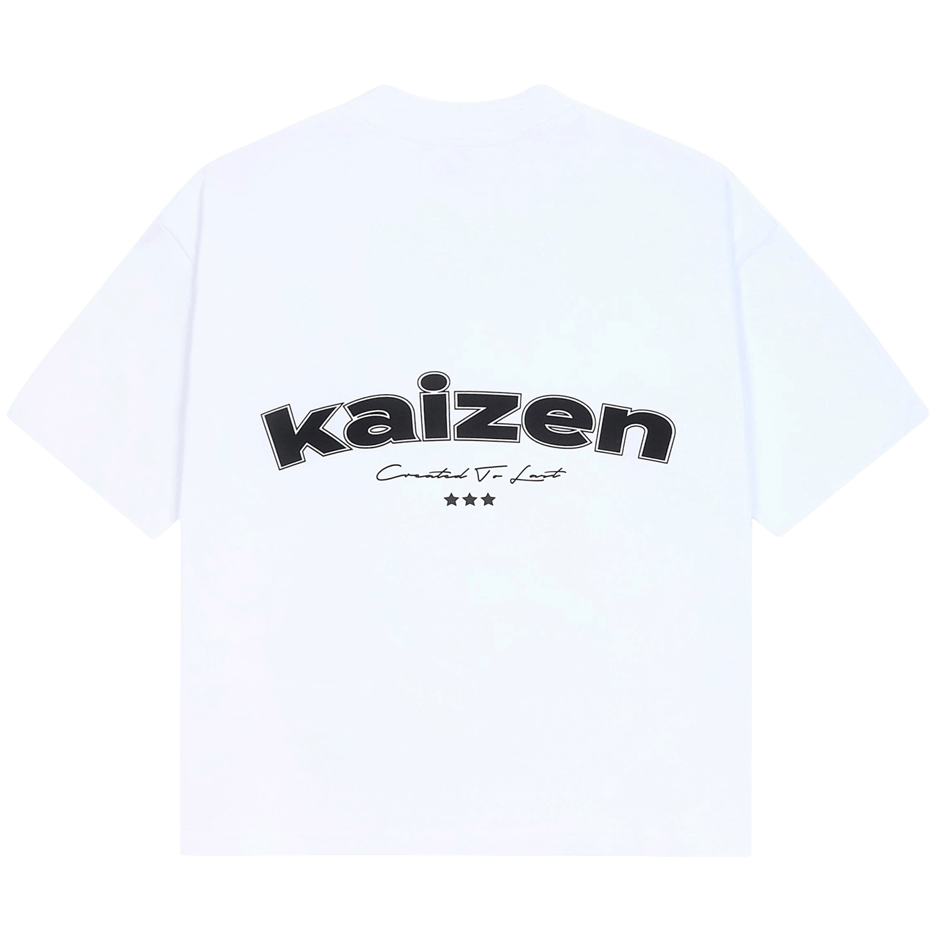KAIZEN MARKET ARCH TEE WHITE — XS — Front View