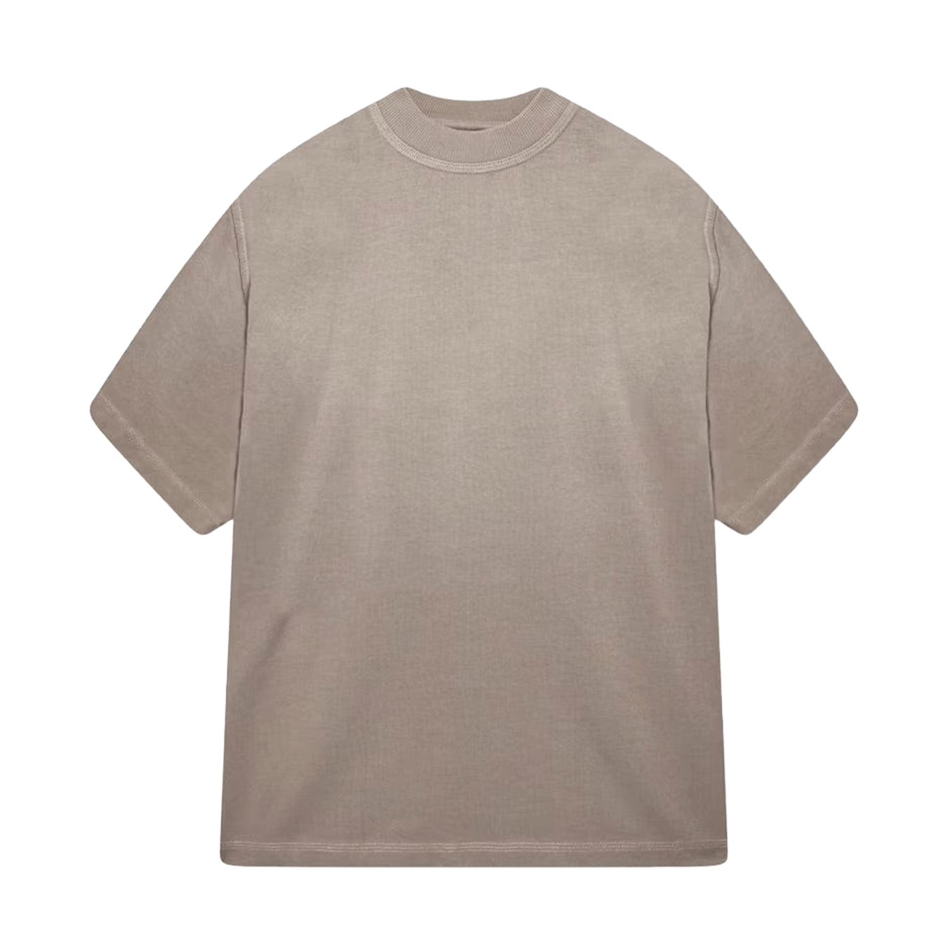 KAIZEN MARKET BLANK HEAVYWEIGHT FADE OUT TEE MOCHA — XS — Front View