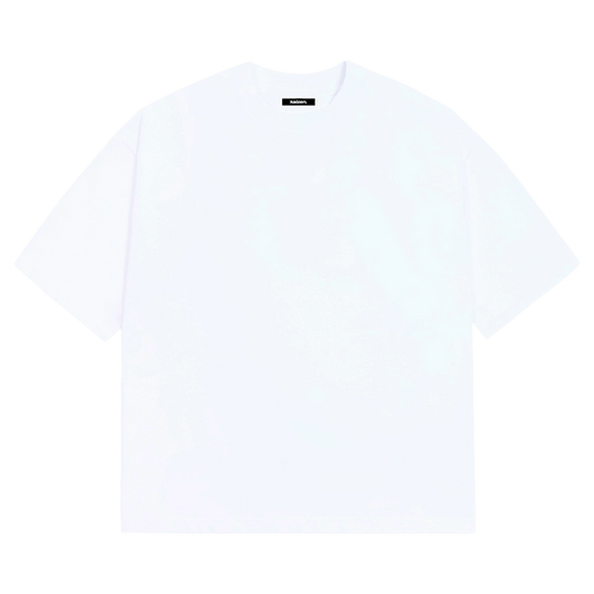 KAIZEN MARKET BLANK HEAVYWEIGHT TEE WHITE — XS — Front View