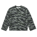 KAIZEN MARKET CAMO WAFFLE LONGSLEEVE — XS — Front View