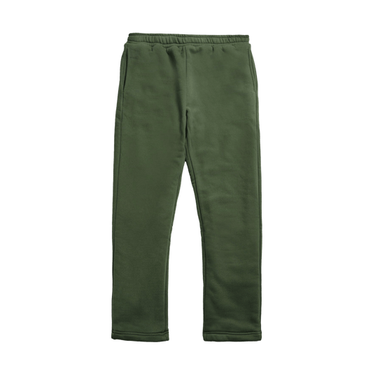 KAIZEN MARKET DOUBLE LAYERED BOTTOMS MILITARY — XS — Front View