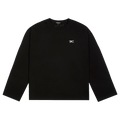 KAIZEN MARKET EVERYDAY LONGSLEEVE BLACK — XS — Front View