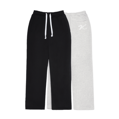 KAIZEN MARKET GREY/BLACK REVERSIBLE BOTTOMS — XS — Front View
