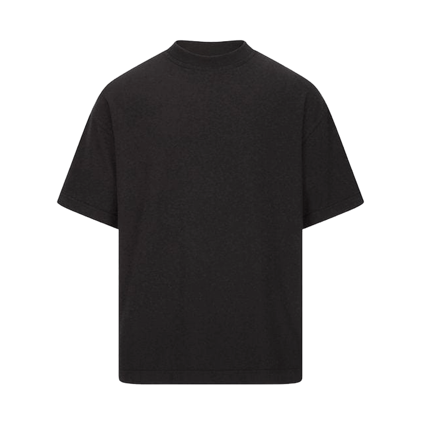 KAIZEN MARKET HEAVYWEIGHT BLACK TEE — SMALL — Front View