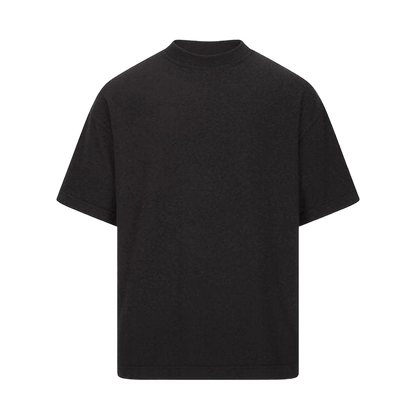 KAIZEN MARKET HEAVYWEIGHT BLACK TEE — SMALL — Front View