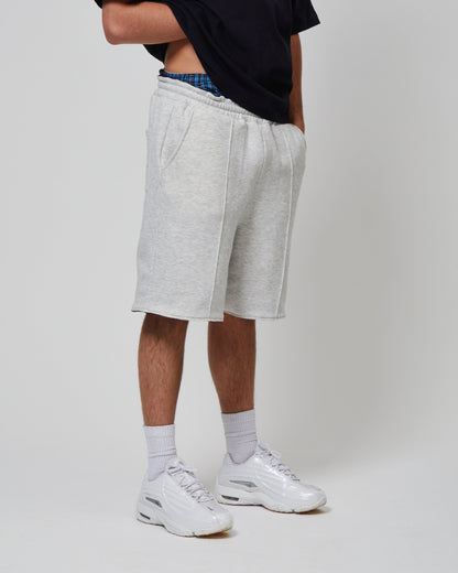 KAIZEN MARKET GREY/BLACK REVERSIBLE SHORTS — XS — Back View