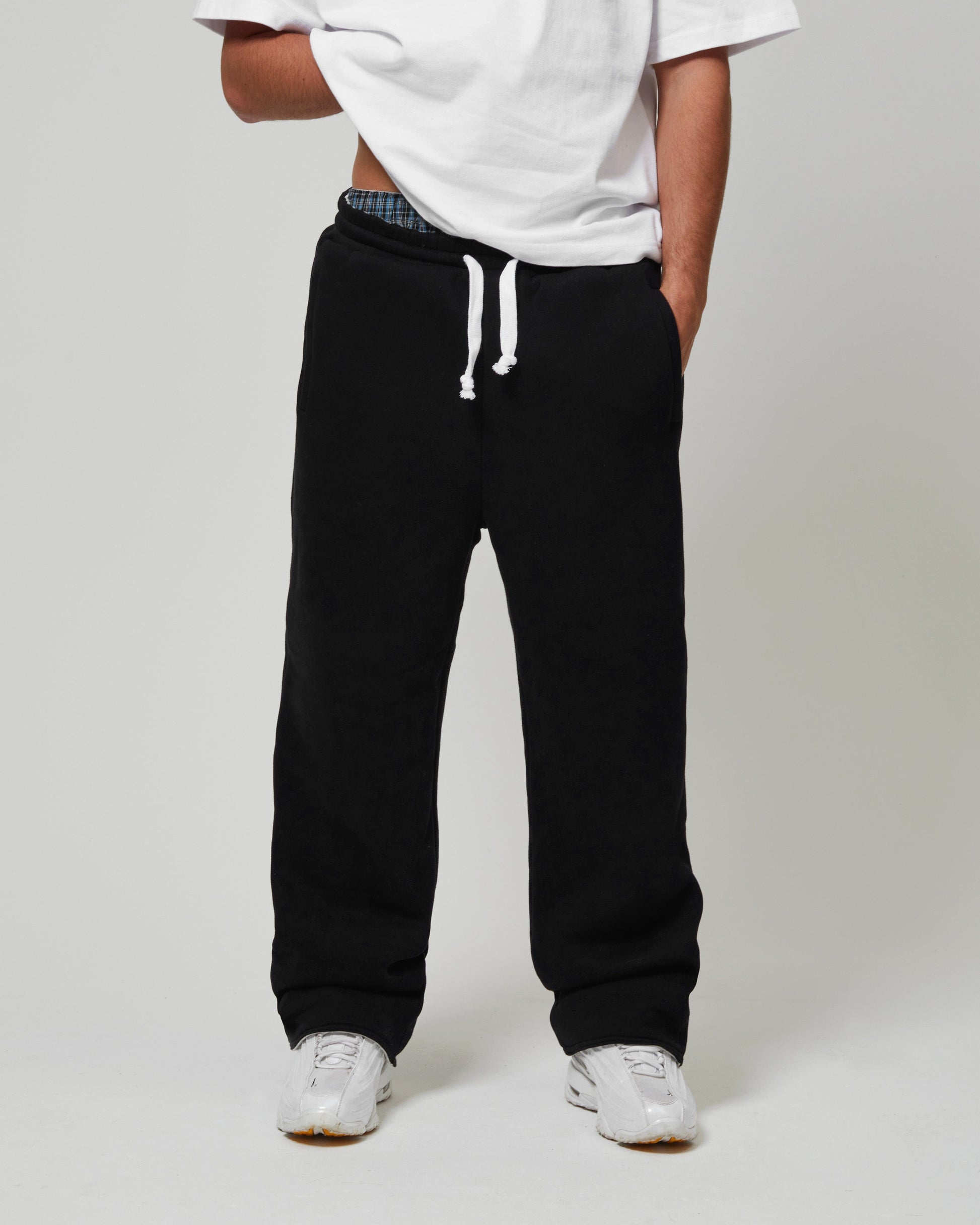 KAIZEN MARKET GREY/BLACK REVERSIBLE BOTTOMS — XS — Side View
