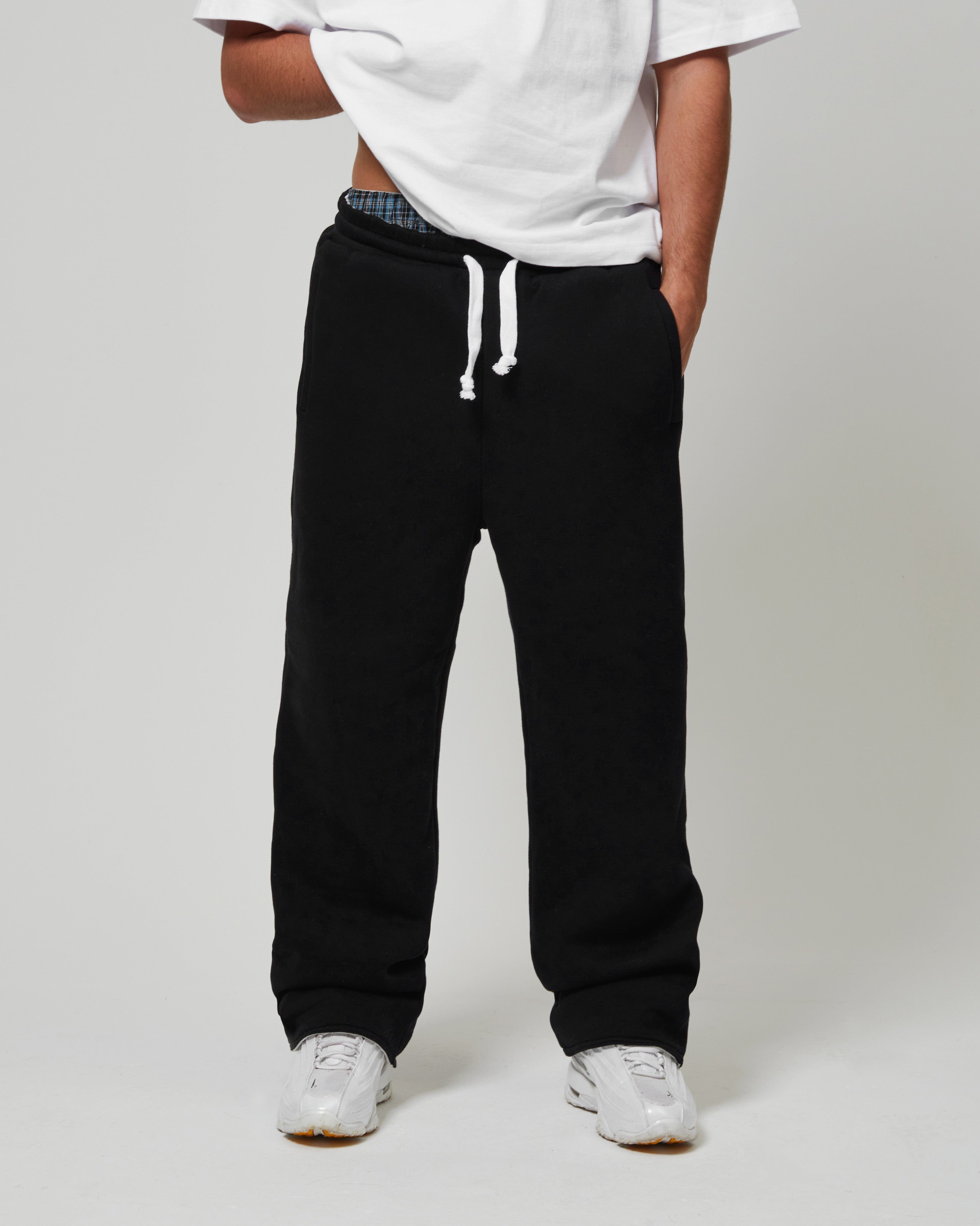 KAIZEN MARKET GREY/BLACK REVERSIBLE BOTTOMS — XS — Side View
