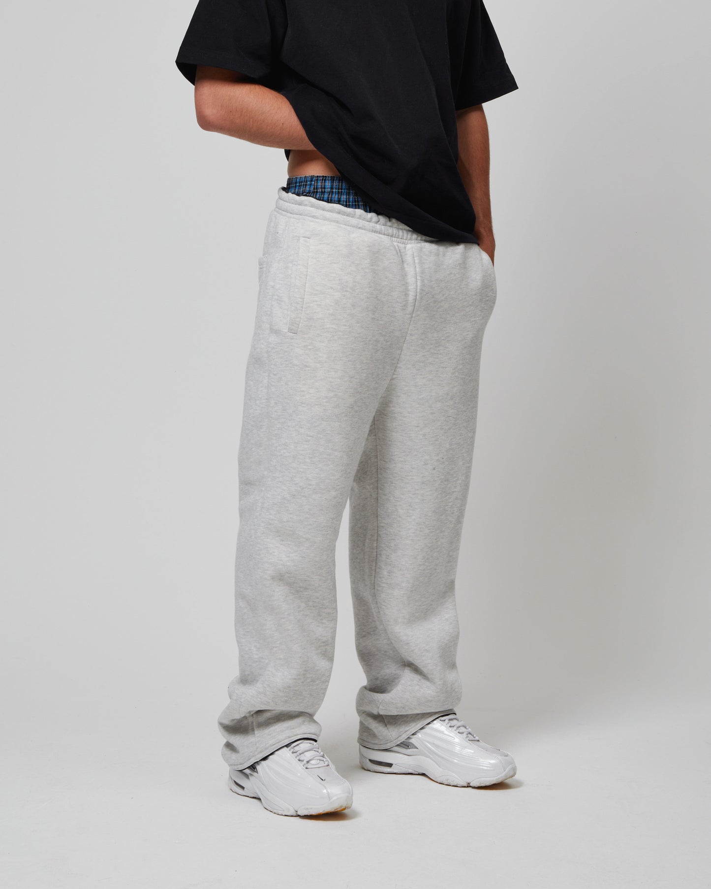 KAIZEN MARKET GREY/BLACK REVERSIBLE BOTTOMS — XS — Back View