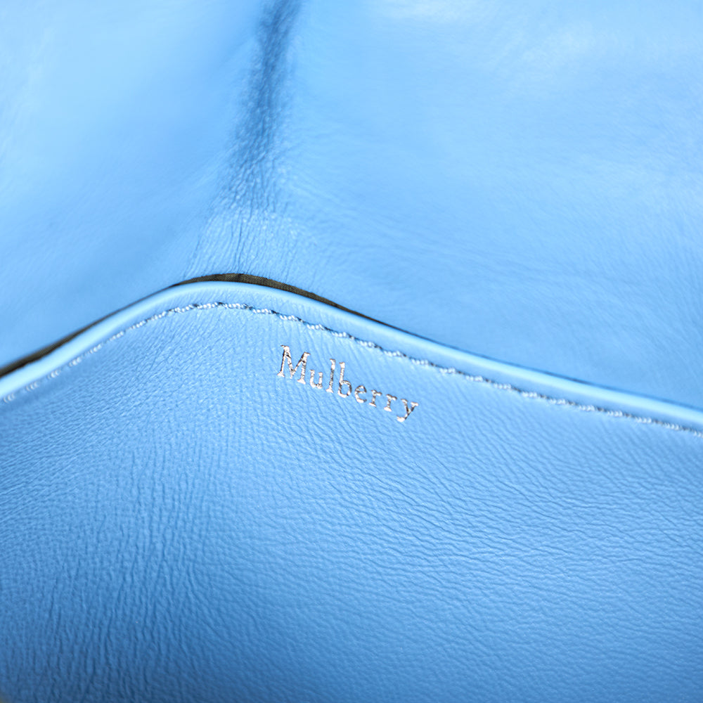 Mulberry Little Softie in Blue, Leather — Alternate View 29