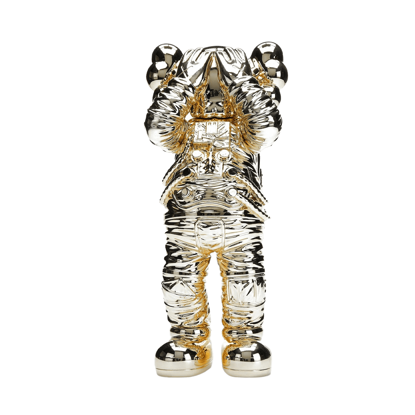 KAWS Holiday Space Figure Gold — Front View