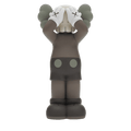 KAWS Holiday UK Vinyl Figure Brown — Front View