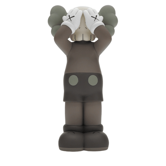 KAWS Holiday UK Vinyl Figure Brown — Front View