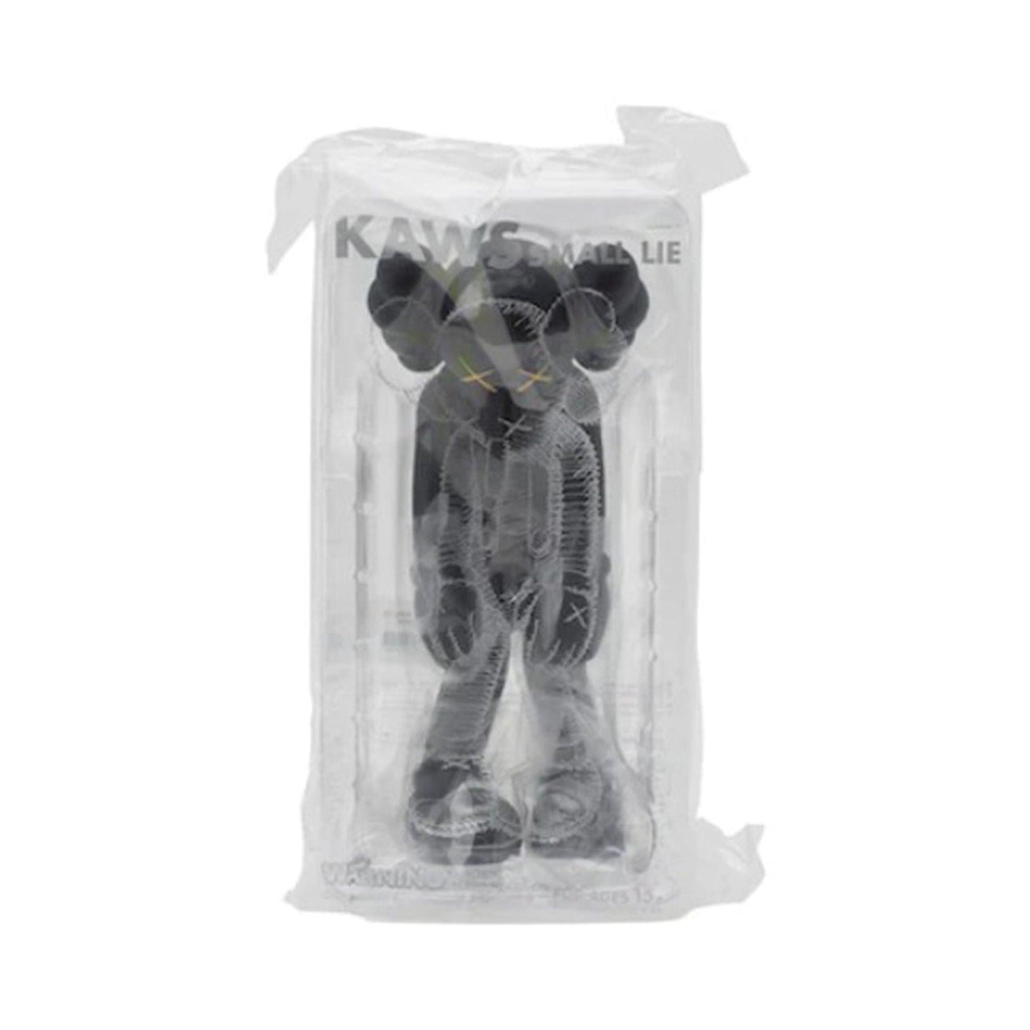 KAWS Small Lie Companion Vinyl Figure Black — Side View