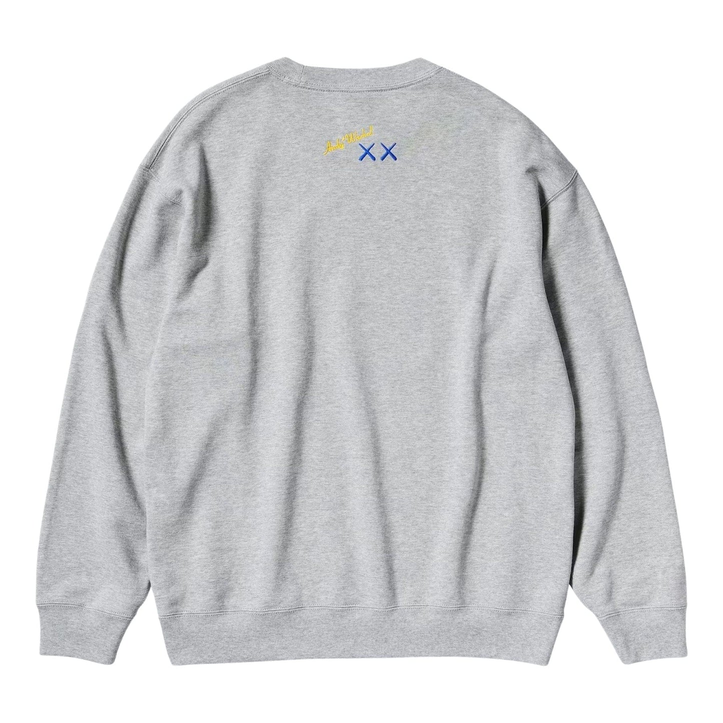 KAWS x Warhol x UNIQLO UT Graphic Sweatshirt 'Grey' — XXS — Side View