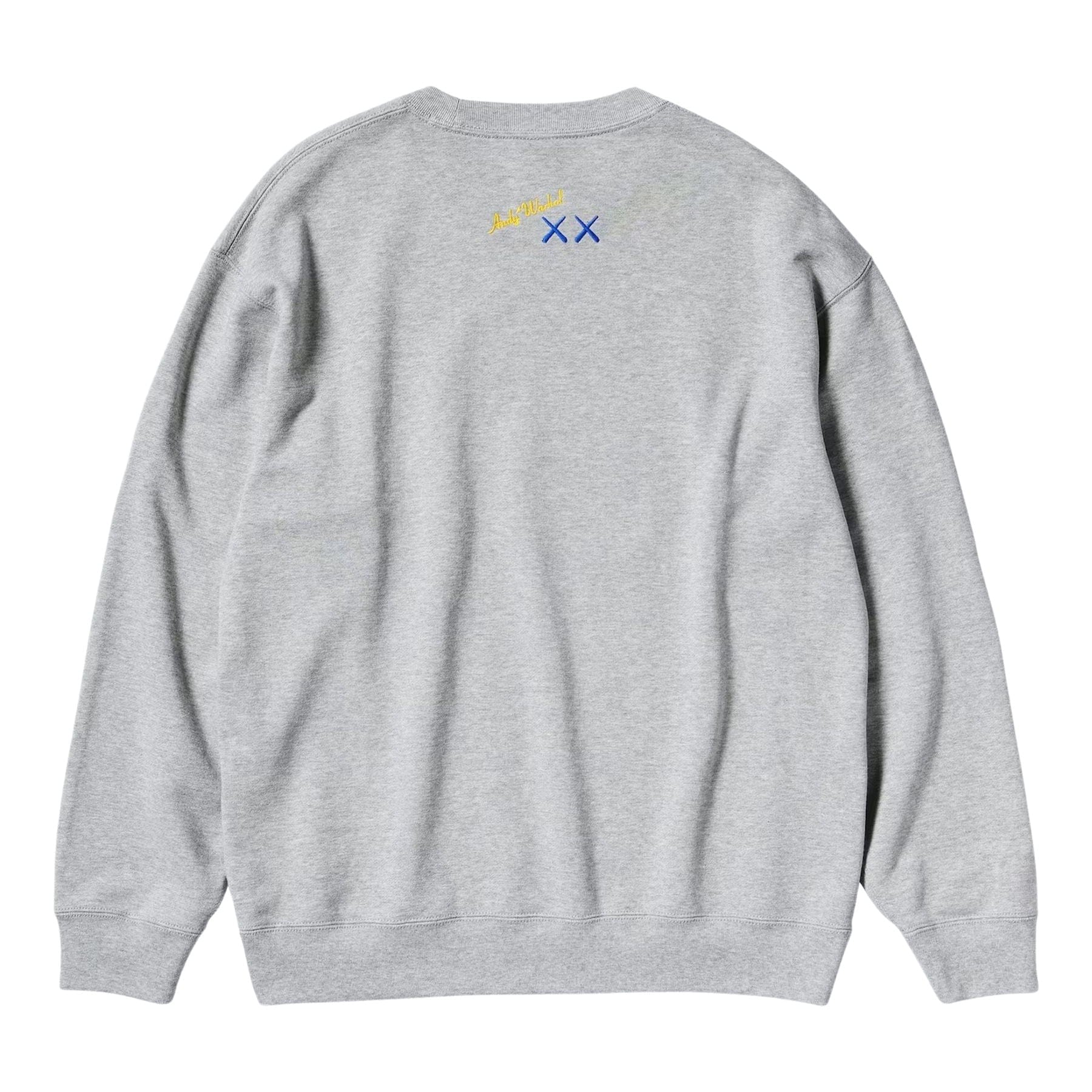 KAWS x Warhol x UNIQLO UT Graphic Sweatshirt 'Grey' — XXS — Side View