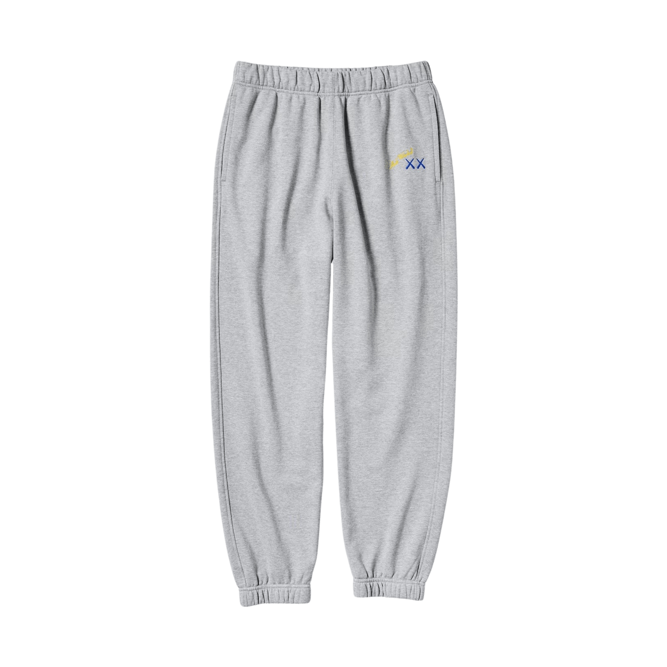 KAWS x Warhol x UNIQLO UT Joggers 'Grey' — XXS — Front View
