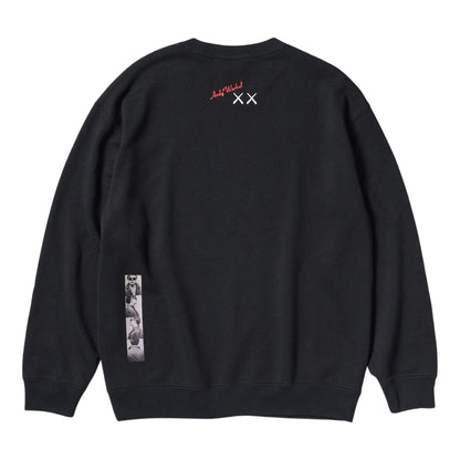 KAWS x Warhol x UNIQLO UT Graphic Sweatshirt 'Black' — XXS — Side View