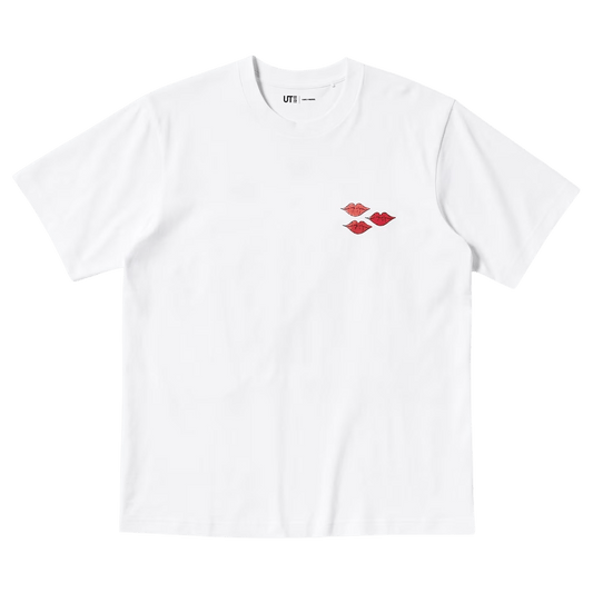 KAWS x Warhol UNIQLO UT Graphic T-Shirt 'White Red' — XXS — Front View